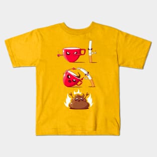 Coffee & cigarette... Kids T-Shirt